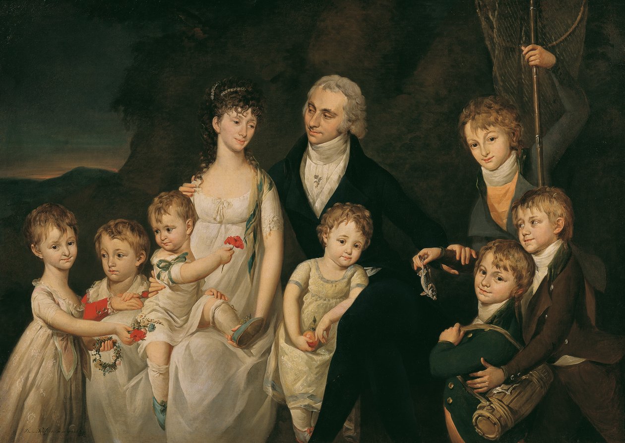 La familia Anton von Marx de Barbara Krafft