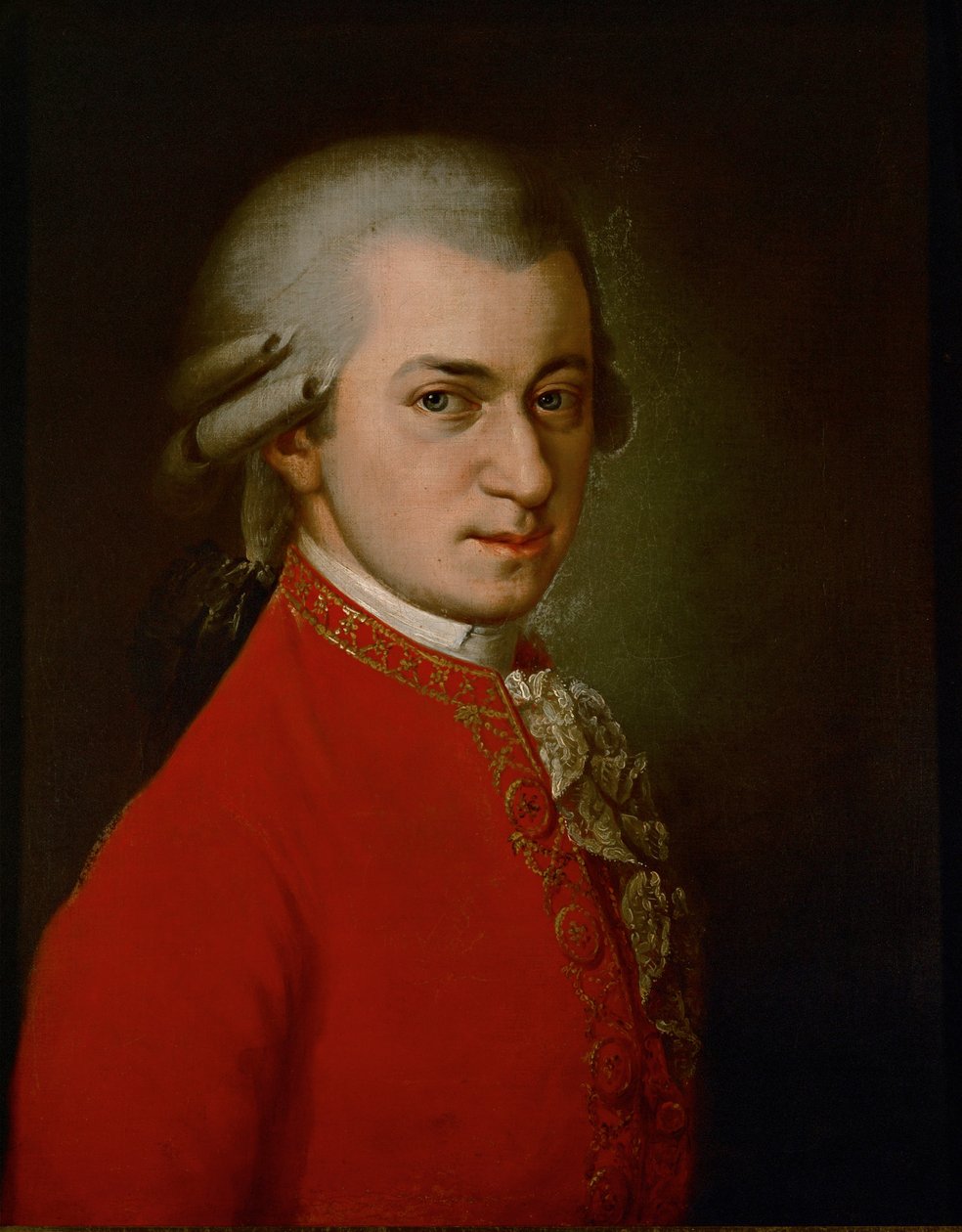Wolfgang Amadeus Mozart ... (óleo sobre lienzo) de Barbara Krafft