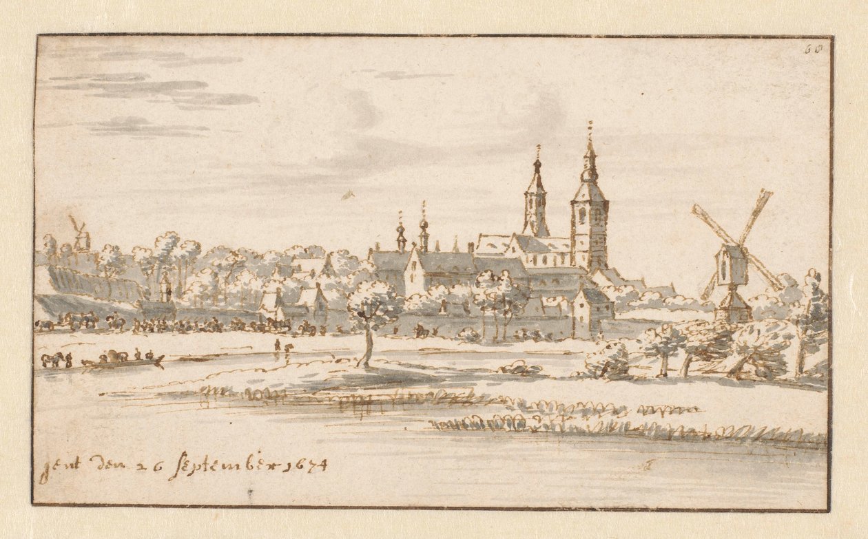 Vista de Gante de Barend Klotz (attributed to)