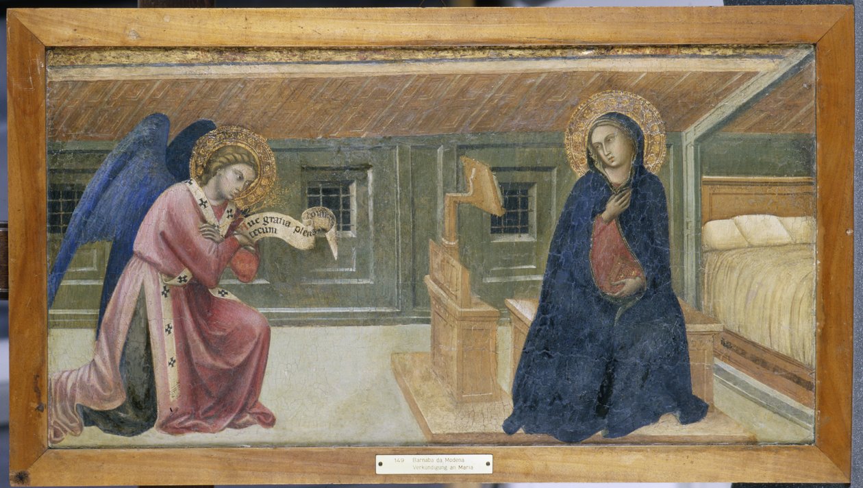La Anunciación de Barnaba da Modena