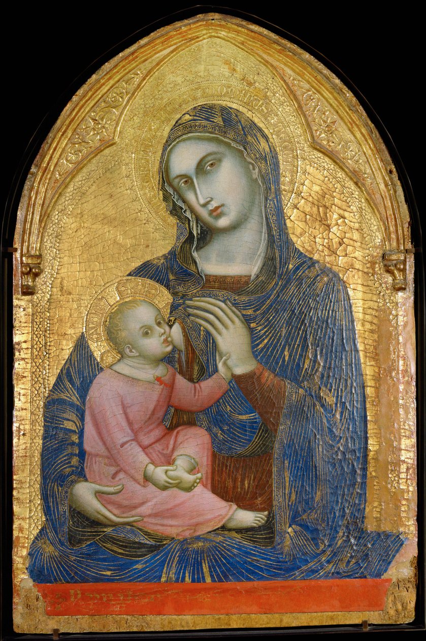 Virgen María y niño ... de Barnaba da Modena