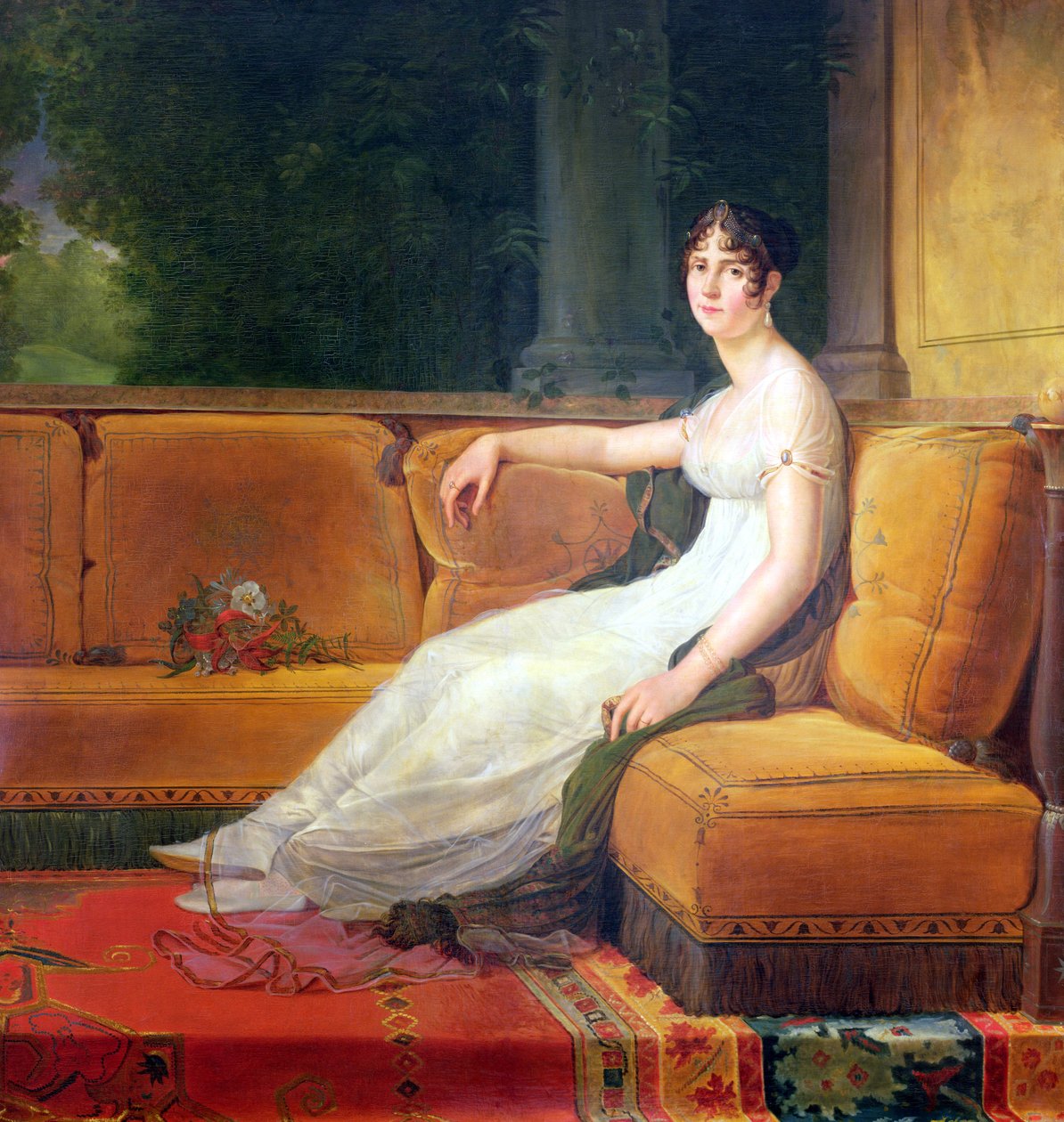 Emperatriz Josefina (1763-1814) en Malmaison, c.1801 de Baron François Pascal Simon Gérard
