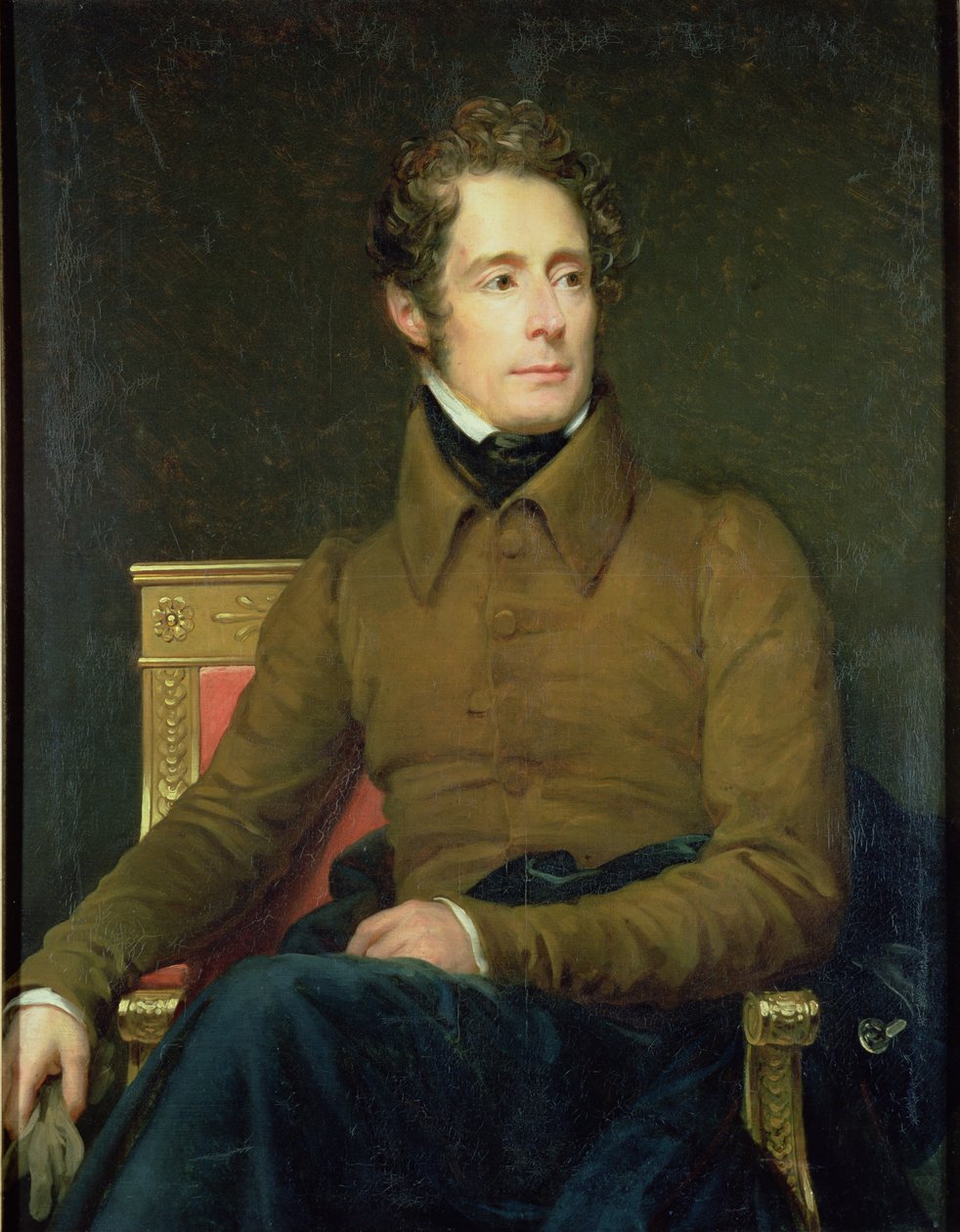 Retrato de Alphonse de Lamartine (1790-1869), 1831 de Baron François Pascal Simon Gérard
