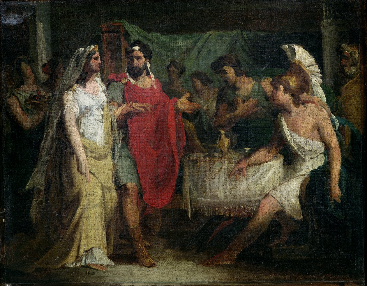 La boda de Alejandro Magno (356-323 a.C.) y Roxana, 1810 de Baron Pierre Narcisse Guerin