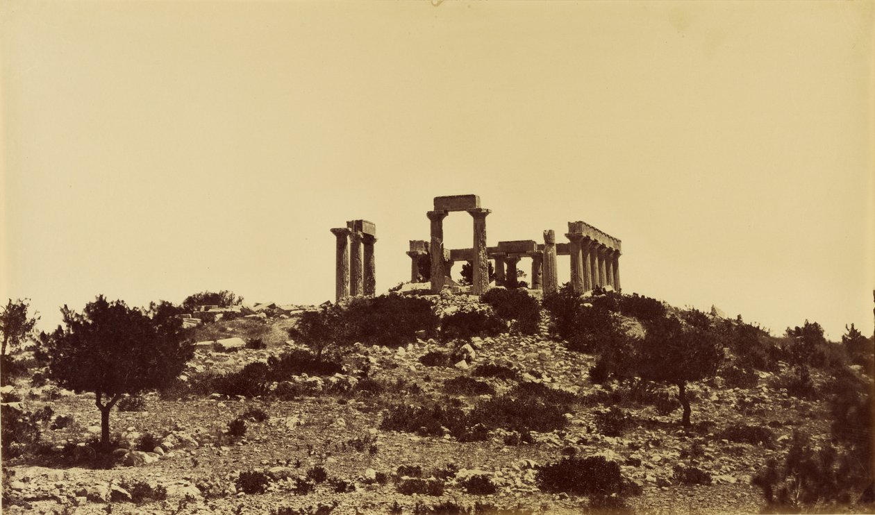 Templo de Júpiter en Egina. de Baron Paul des Granges