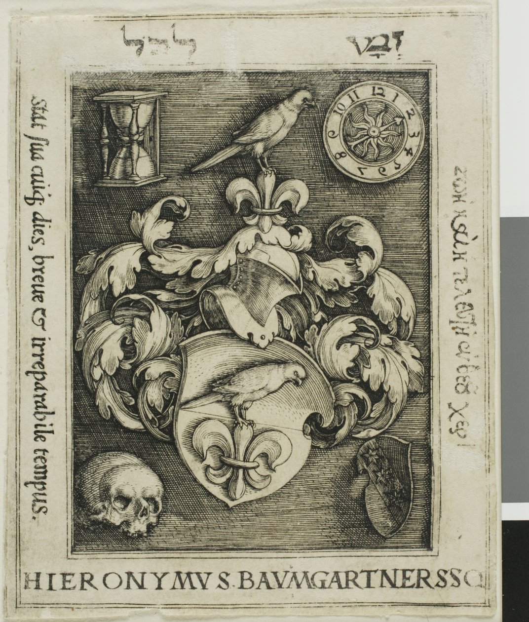 Placa de Hieronymous Baumgärtner de Barthel Beham
