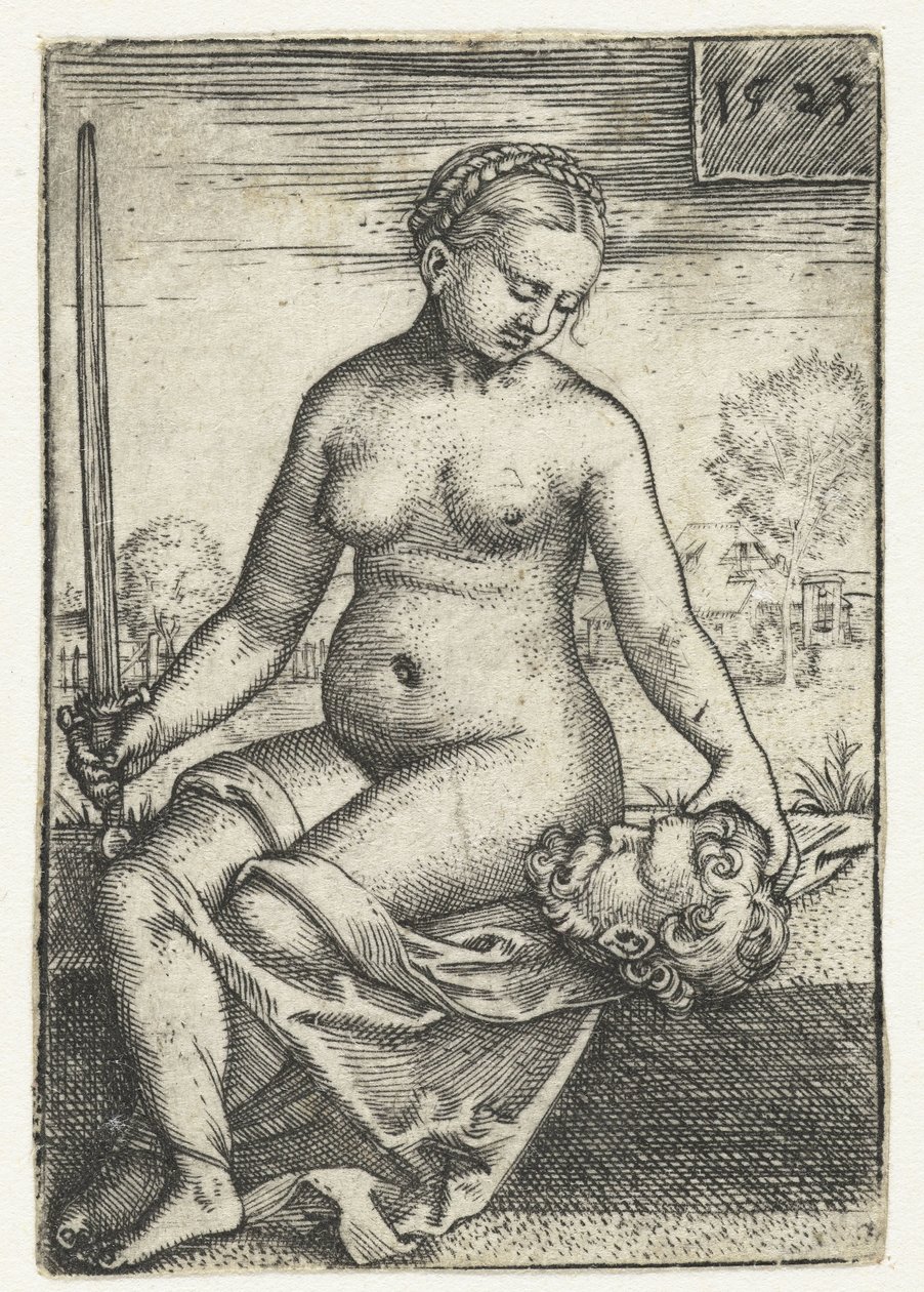 Judith con la cabeza de Holofernes y la espada de Barthel Beham