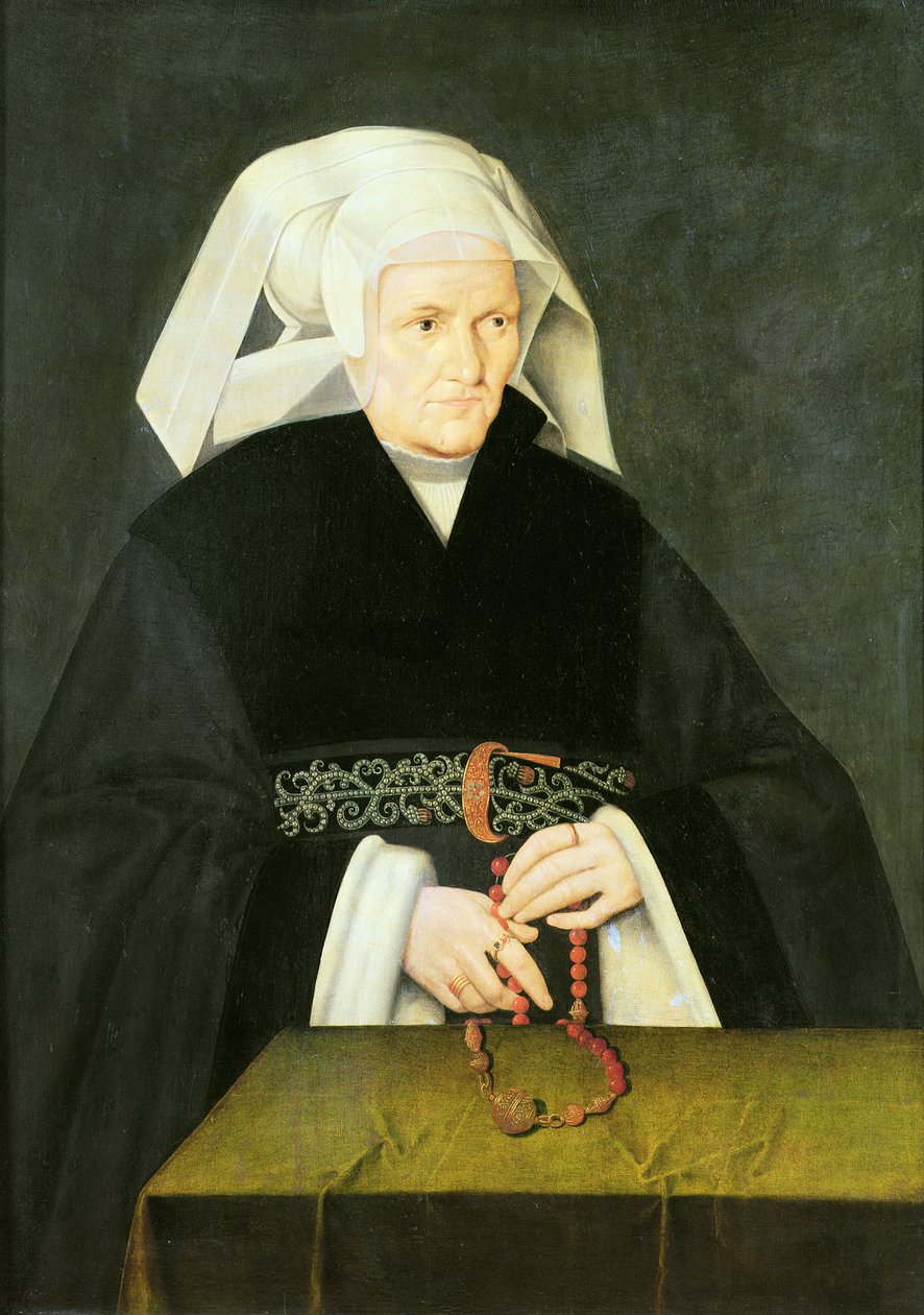 Retrato de una mujer, c.1550 de Bartholomaeus Bruyn