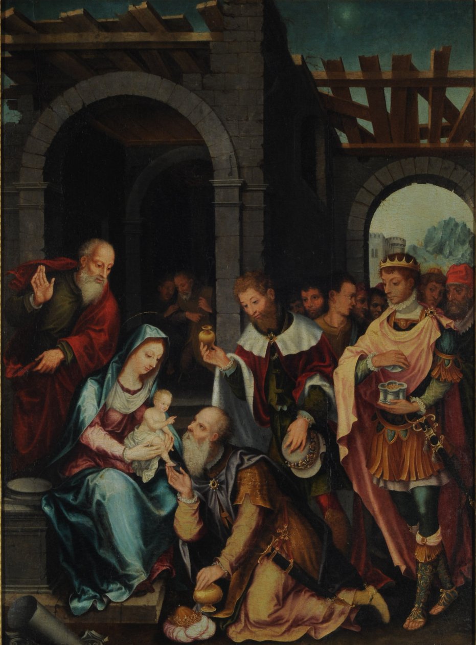 Adoración de los Magos de Bartholomaeus Bruyn the Elder