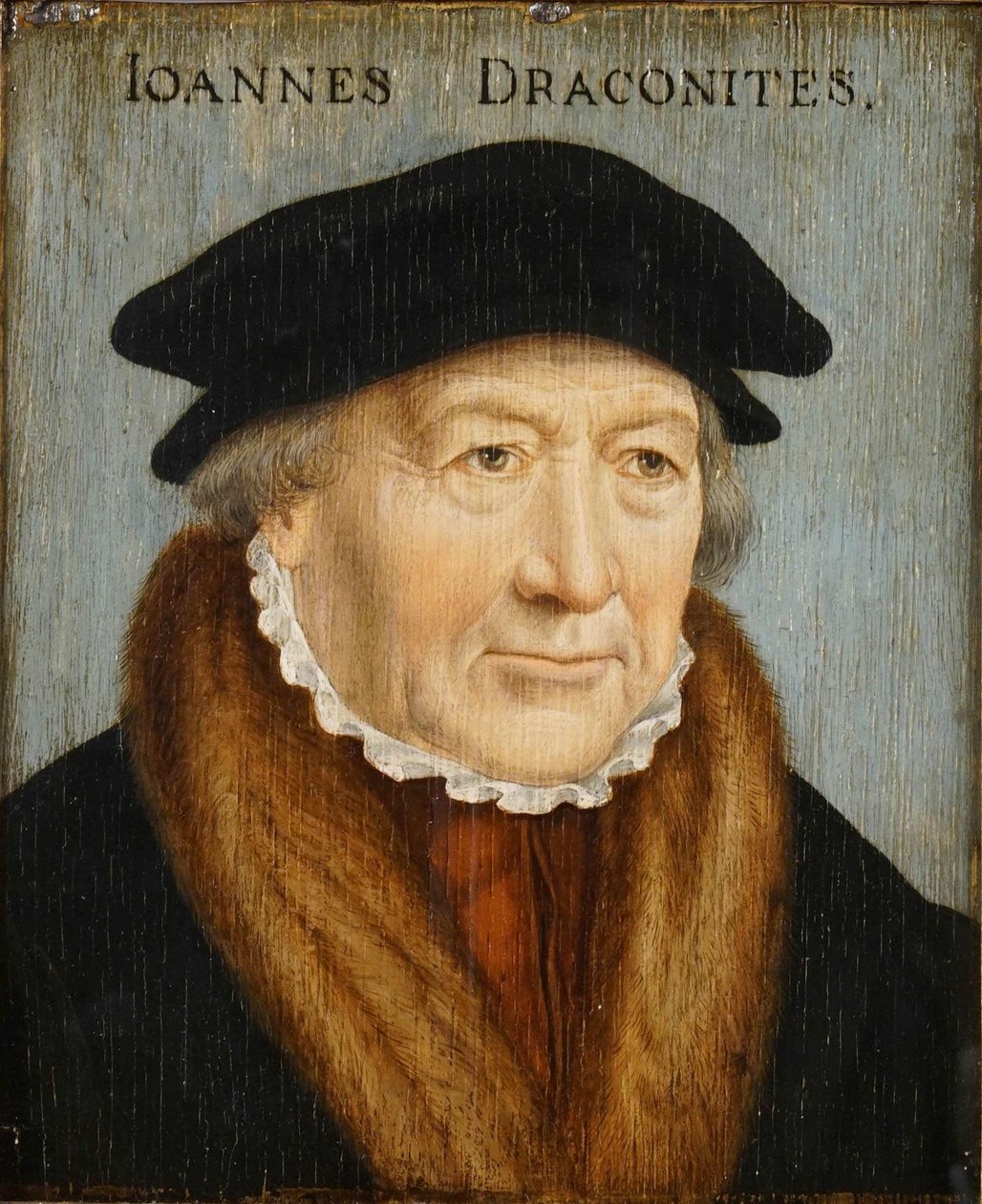 Retrato de Johannes Draconites de Bartholomaeus Bruyn the Elder