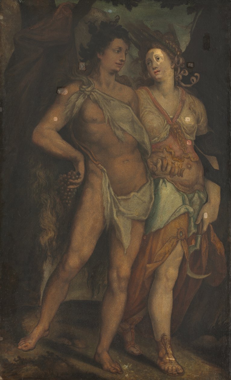 Ceres y Baco de Bartholomaeus Spranger