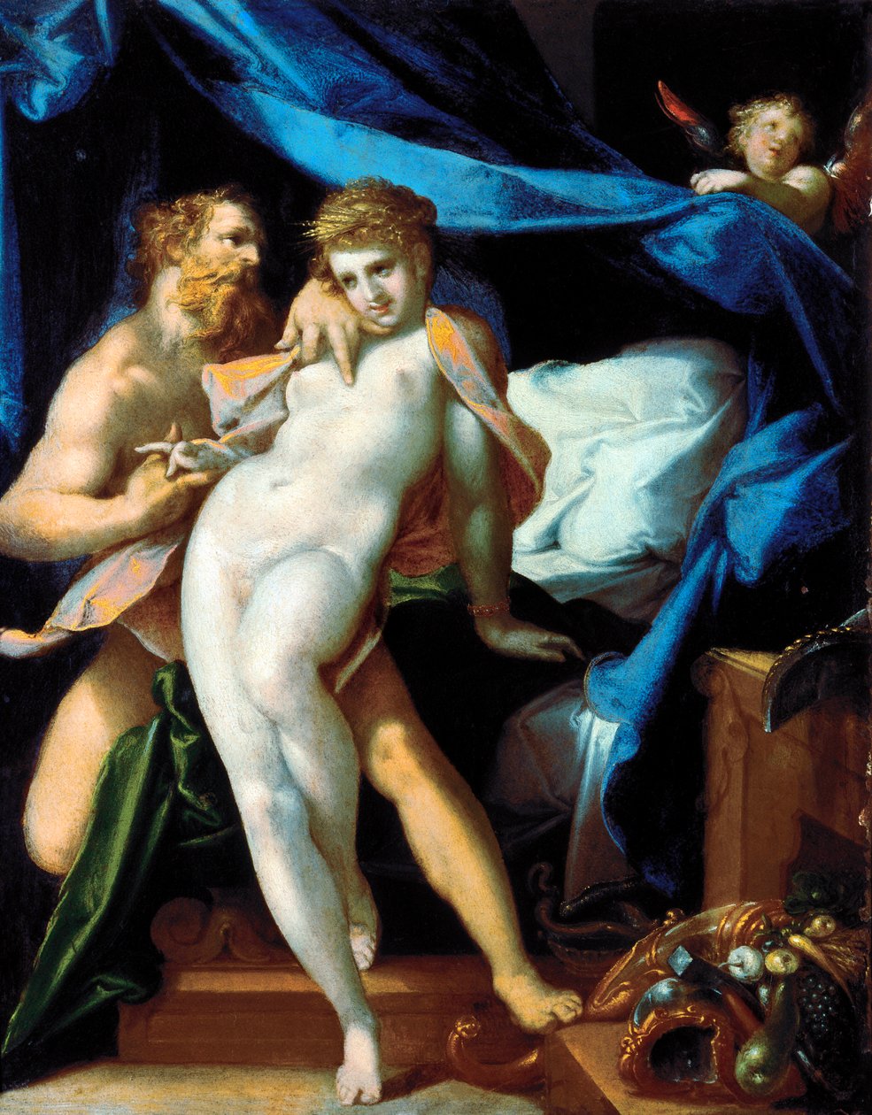 Venus y Maia de Bartholomaeus Spranger
