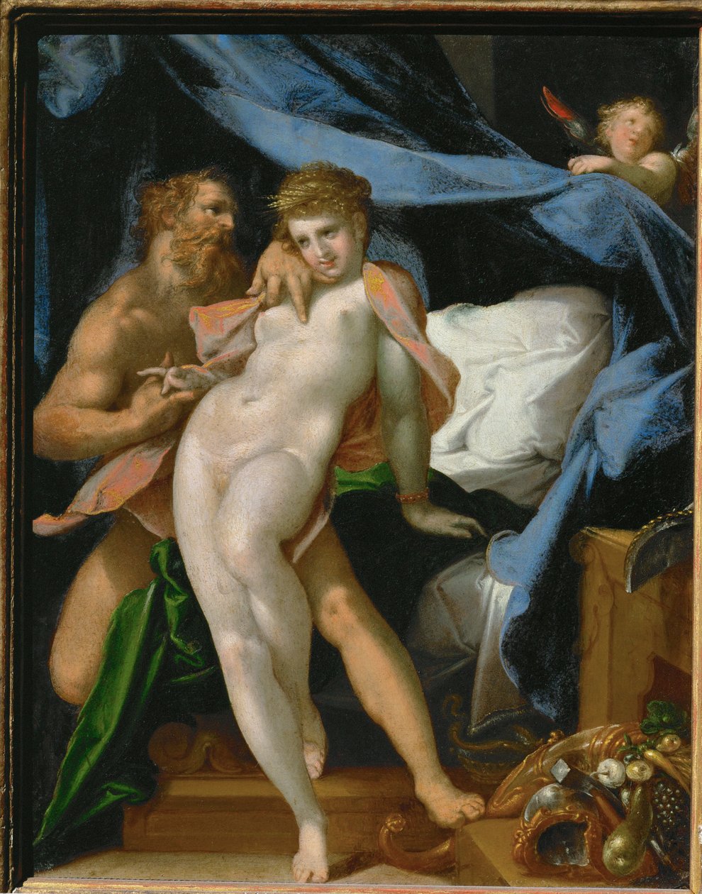 Vulcano y Maia ... de Bartholomaeus Spranger