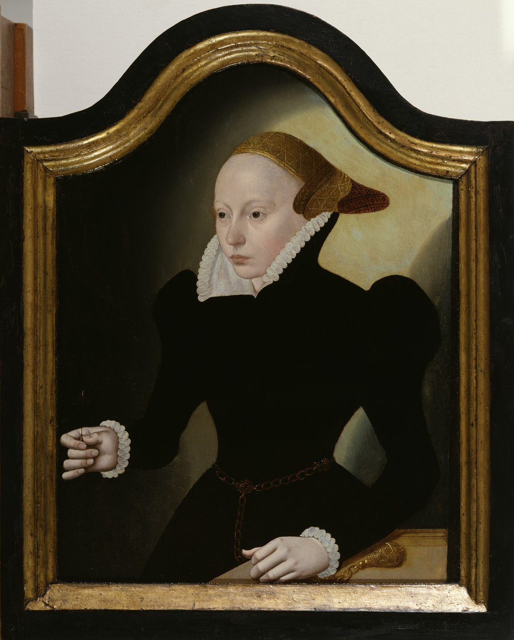 Retrato de una joven de Bartholomaeus Bruyn
