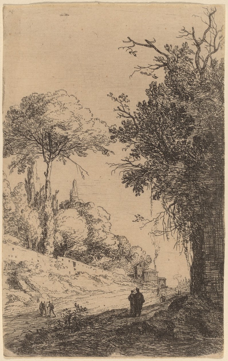 Parte de la Vía Flaminia de Bartholomeus Breenbergh