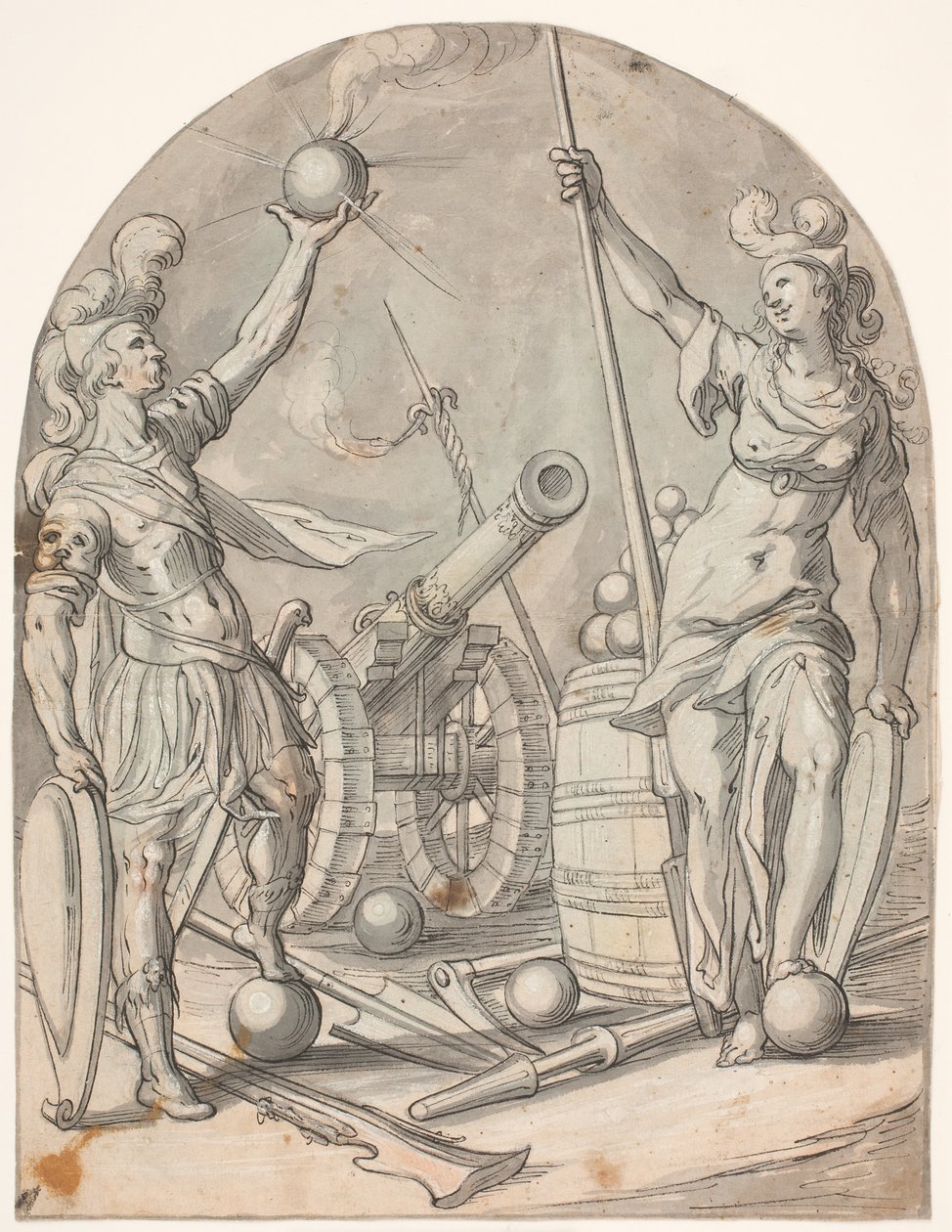Marte y Bellona de Bartholomeus Spranger
