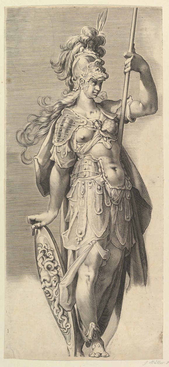 Minerva, ca. 1632 de Bartholomeus Spranger