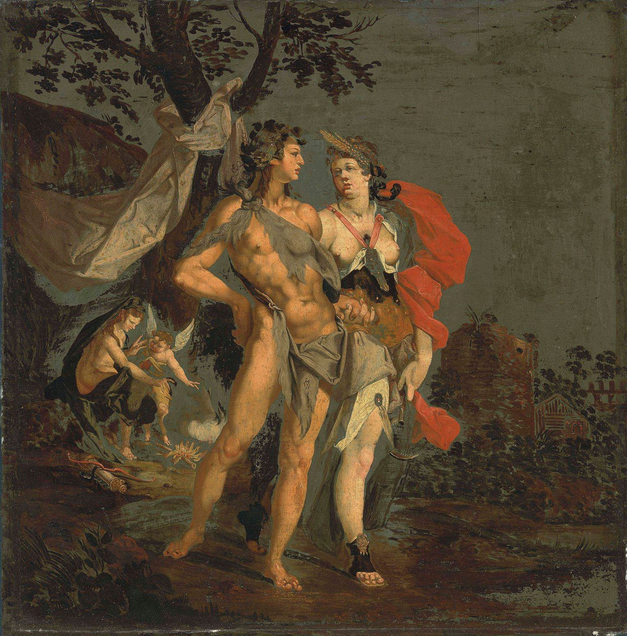 Sine Baccho et Cerere friget Venus de Bartholomeus Spranger