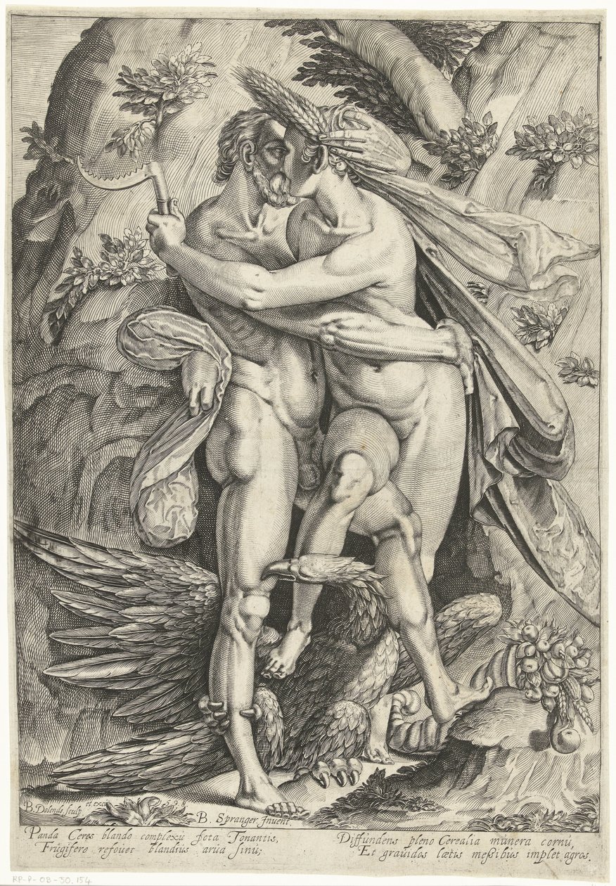 Plutón y Ceres de Bartholomeus Willemsz. Dolendo