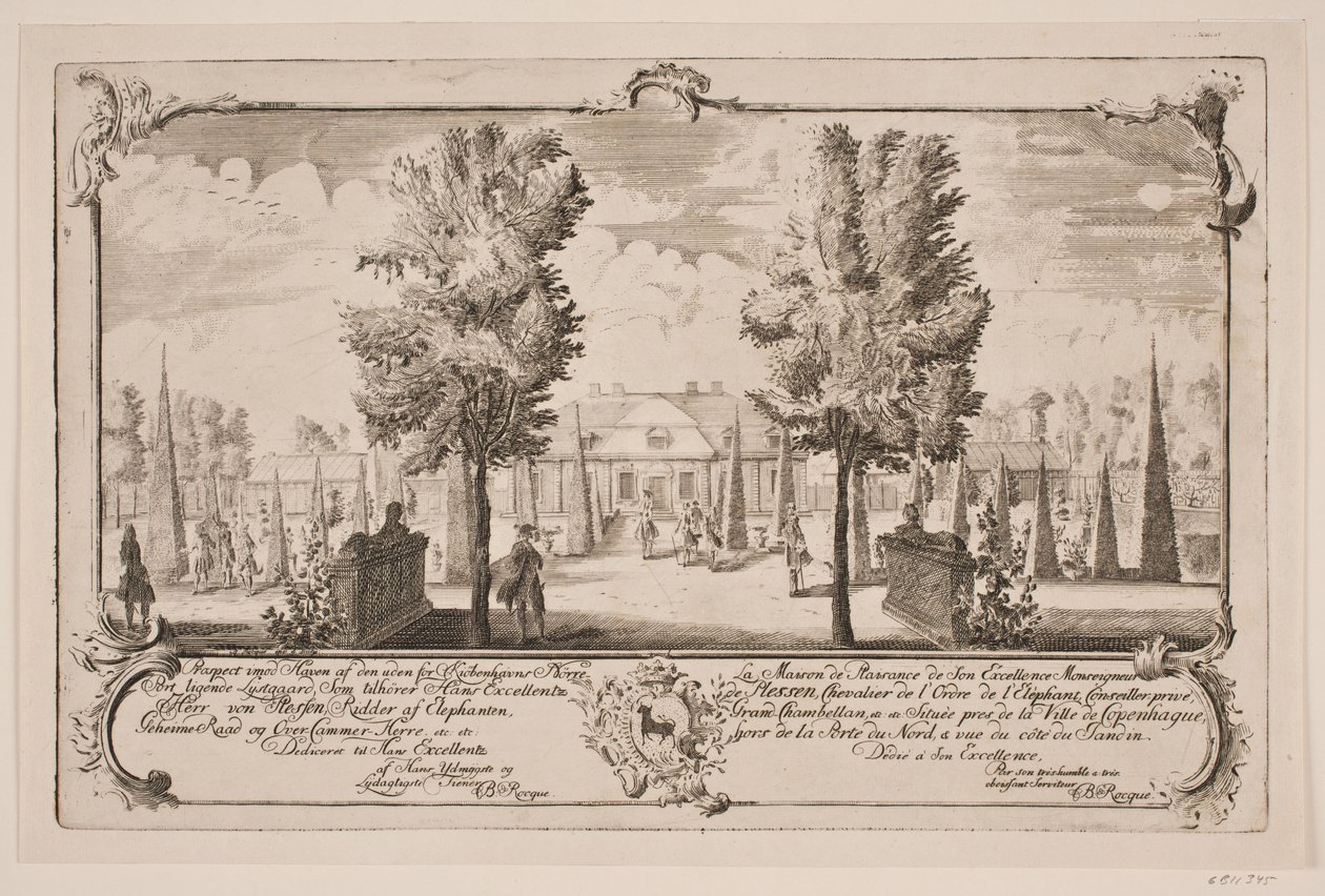 Blågård fuera de Nørreport de Bartholomæus Roque