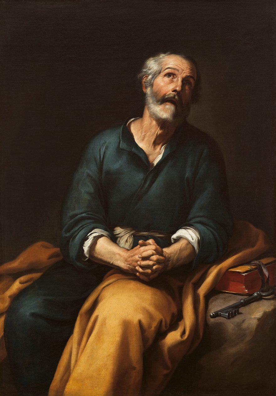 San Pedro en lágrimas de Bartolomé Esteban Murillo