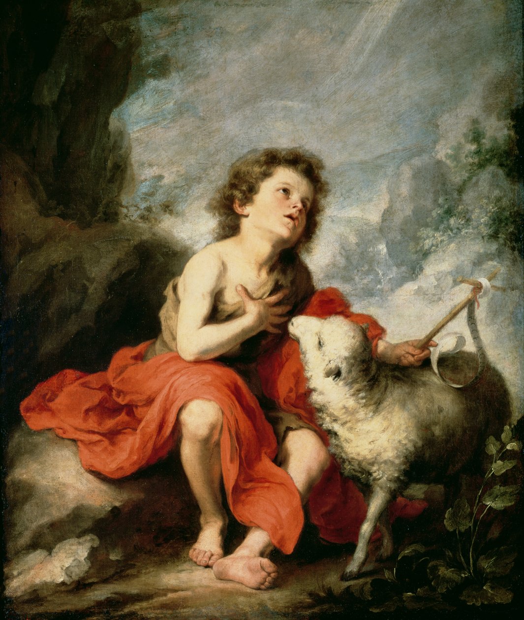 San Juan Bautista niño, c.1665 de Bartolomé Esteban Murillo