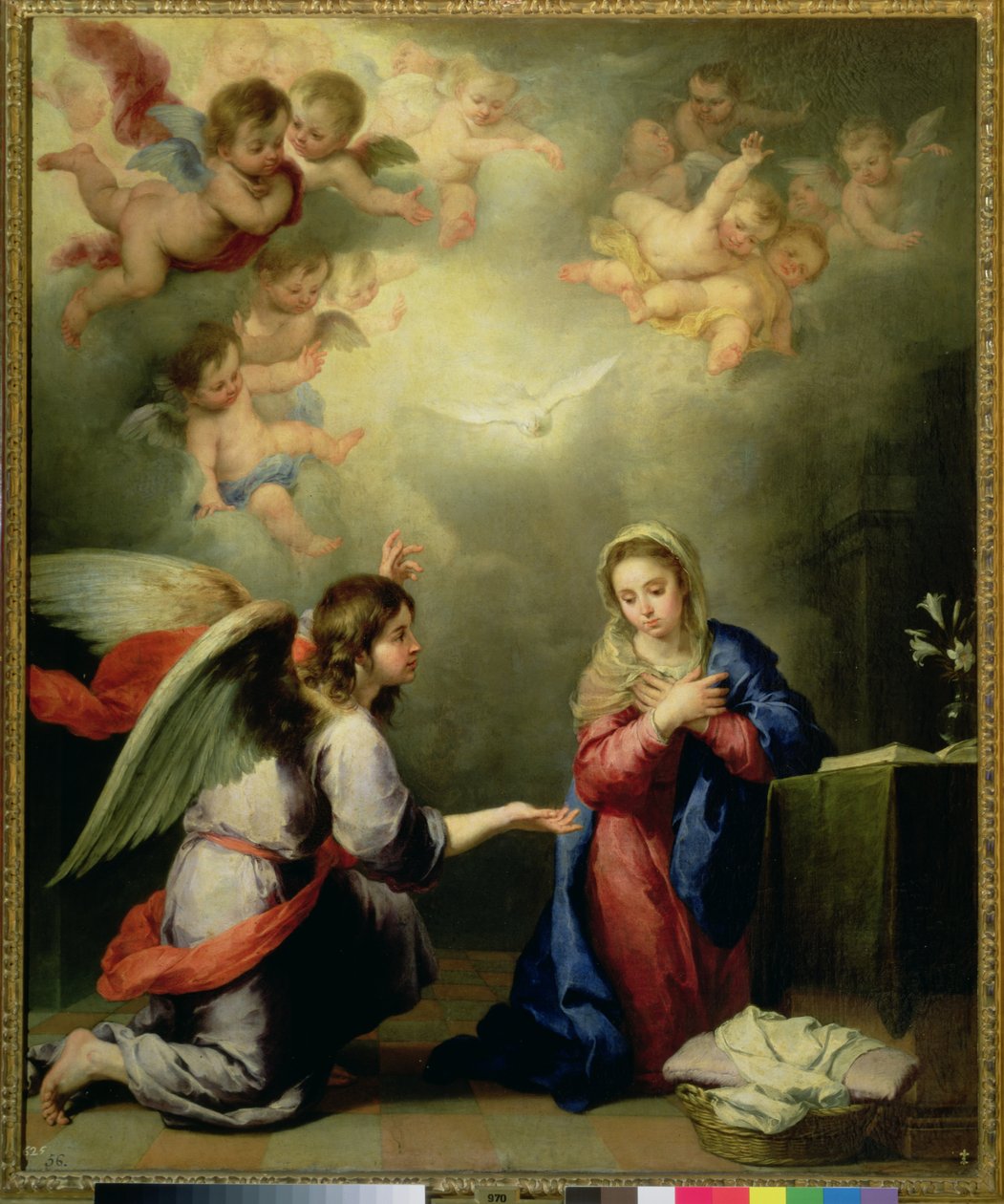 La Anunciación, siglo XVII de Bartolomé Esteban Murillo