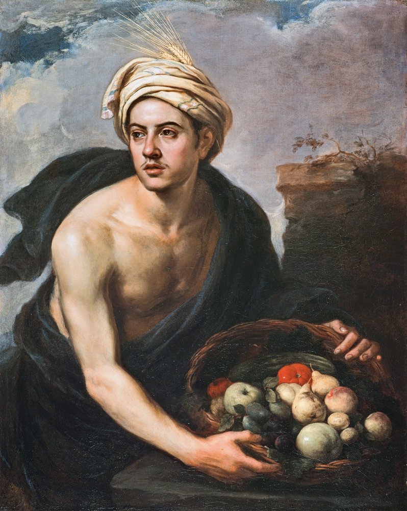 El joven con una cesta de frutas de Bartolomé Esteban Murillo
