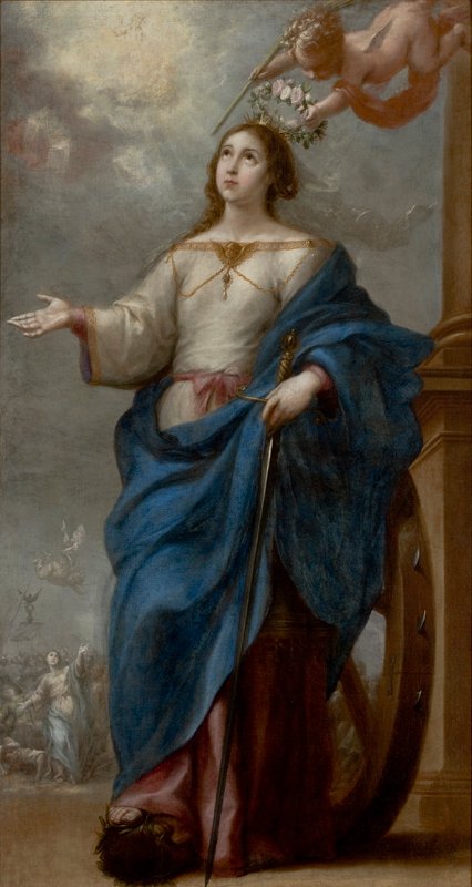 Santa Catalina de Alejandría de Bartolomé Esteban Murillo