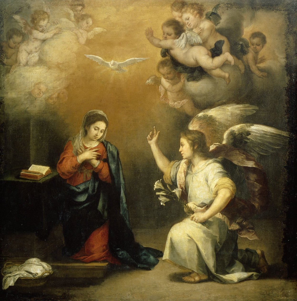 Anunciación a la Virgen de Bartolomé Esteban Murillo
