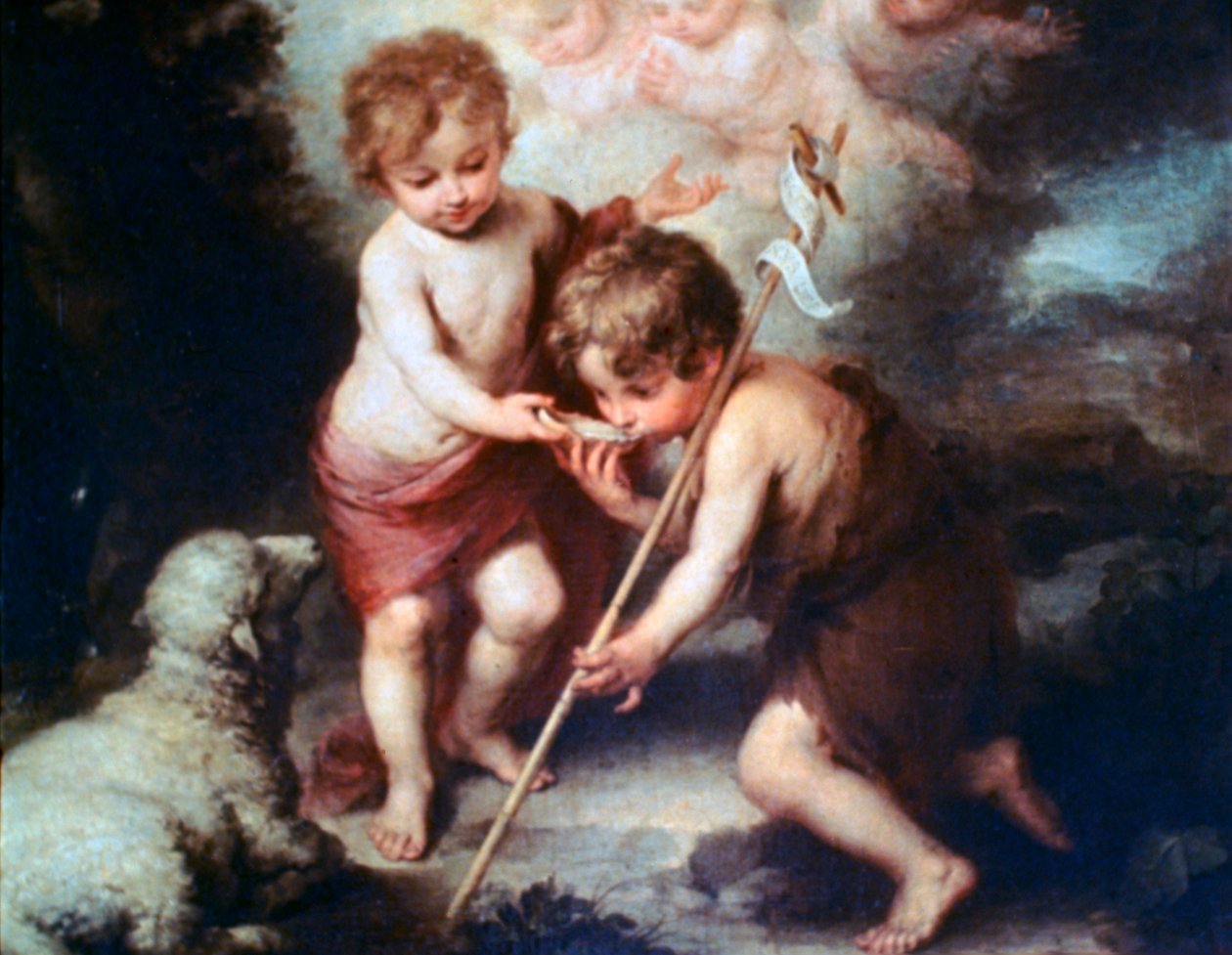 Los chicos con la concha, c1670 de Bartolomé Esteban Murillo