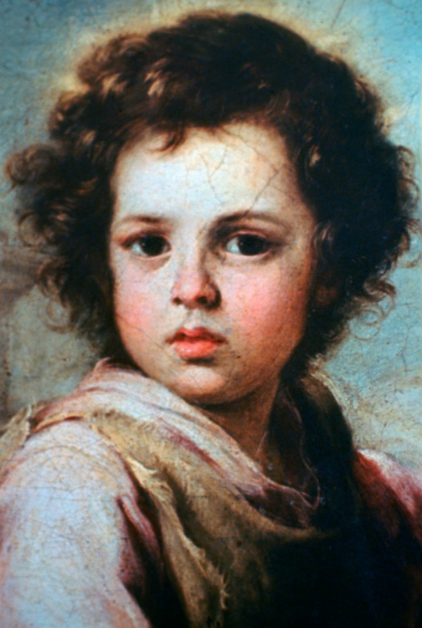 El Buen Pastor (detalle) de Bartolomé Esteban Murillo