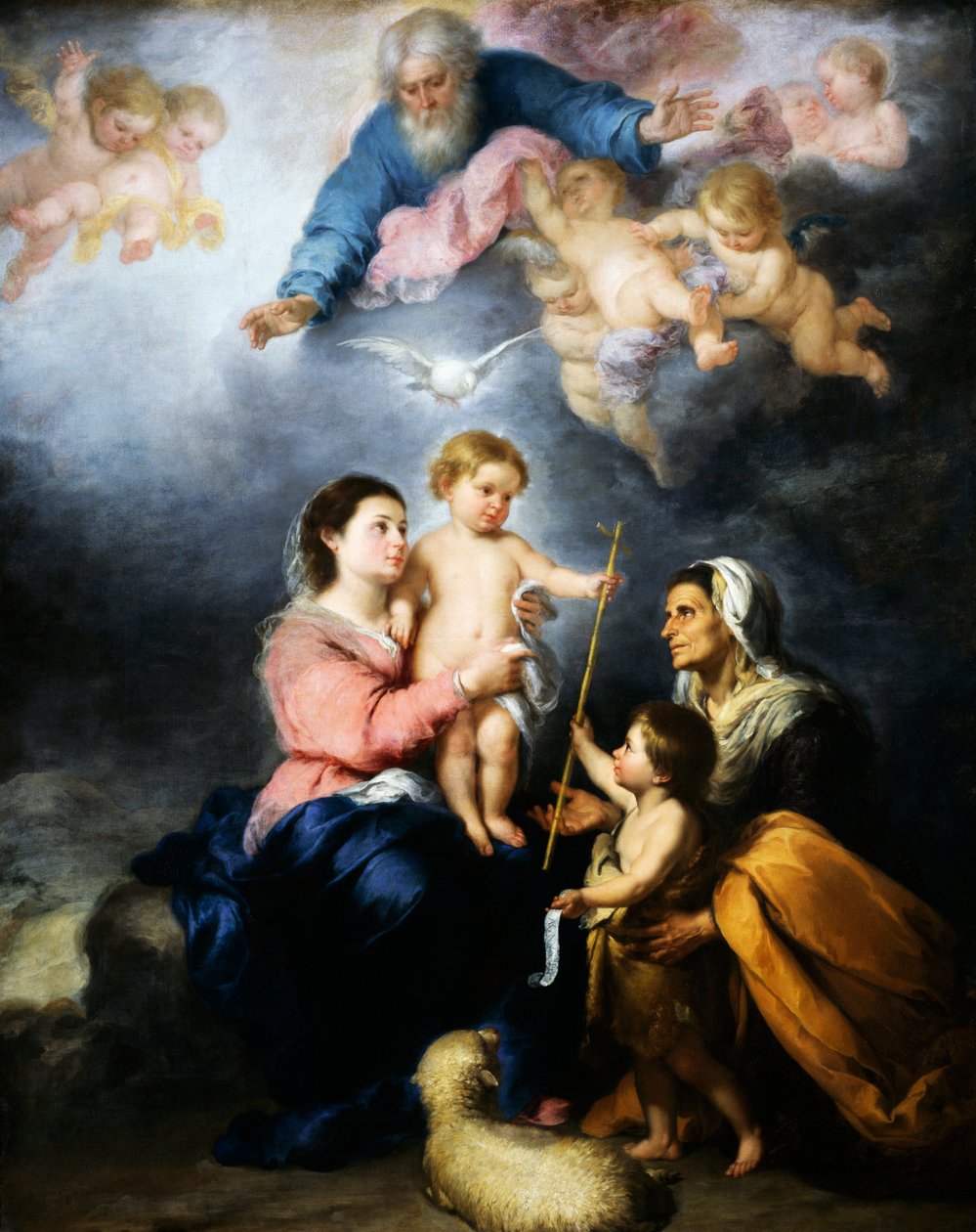 La Sagrada Familia (La Virgen de Sevilla) de Bartolomé Esteban Murillo