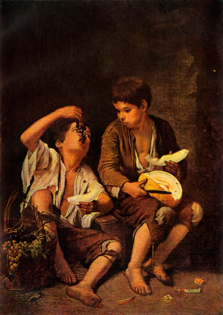Los comedores de melón, c1650, 1946 de Bartolomé Esteban Murillo