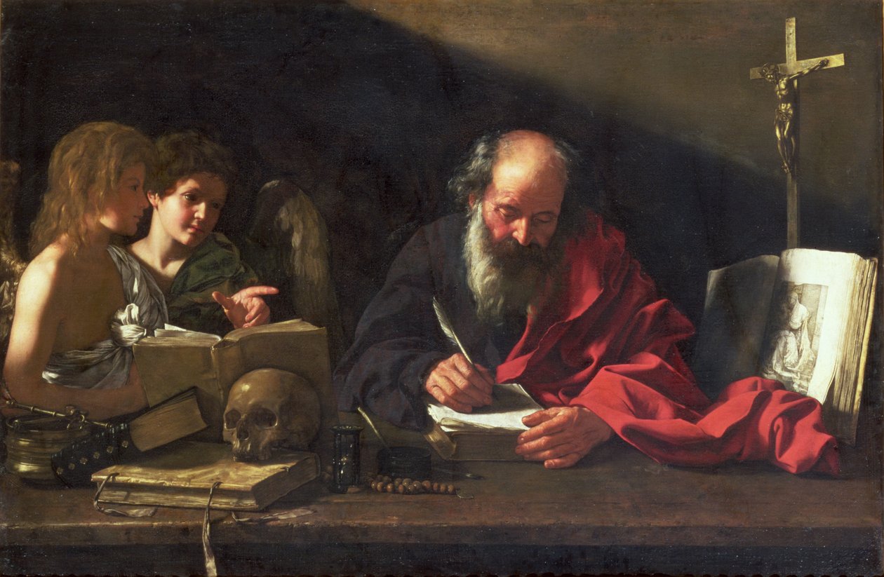 San Jerónimo en su Estudio de Bartolomeo Cavarozzi