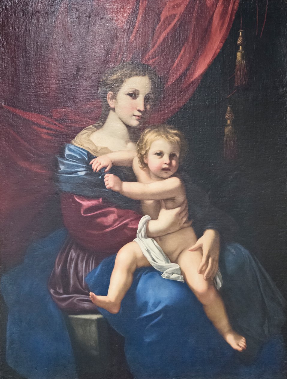 Virgen con el Niño de Bartolomeo Cavarozzi