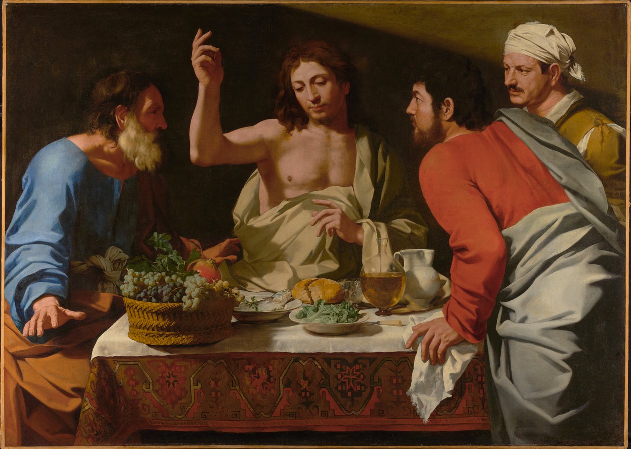 La Cena de Emaús de Bartolomeo Cavarozzi