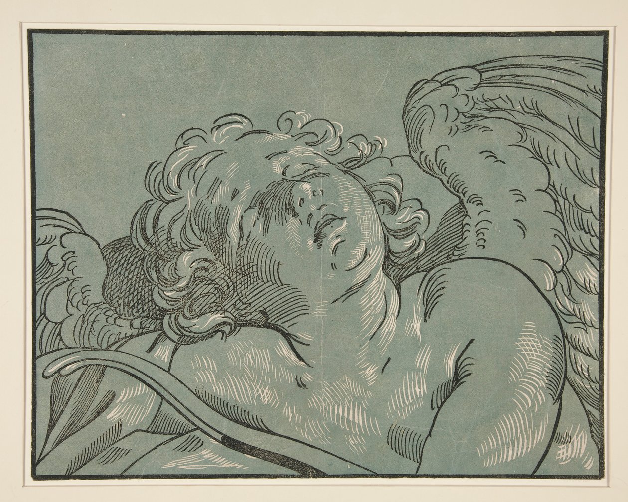 cupido durmiente de Bartolomeo Coriolano