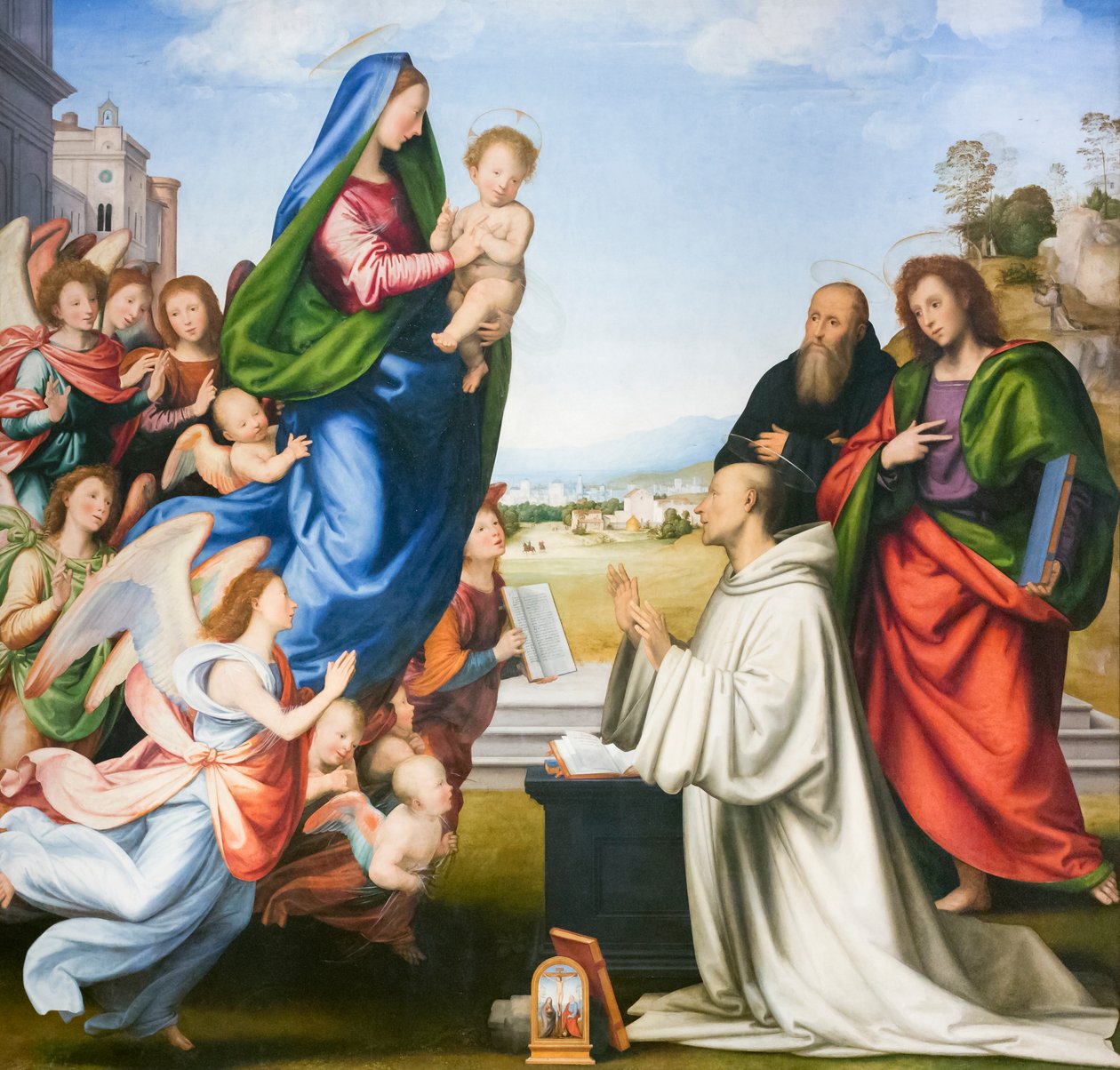 La visión de San Bernardo de Bartolomeo Fra