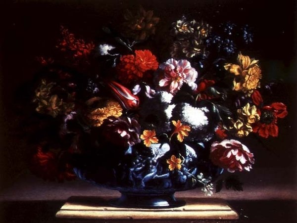 Bodegón de Flores en una Urna de Bartolomeo Perez