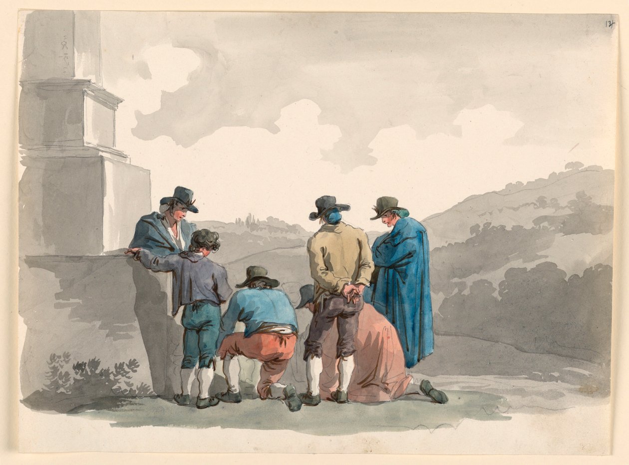 Jugando con dinero de Bartolomeo Pinelli