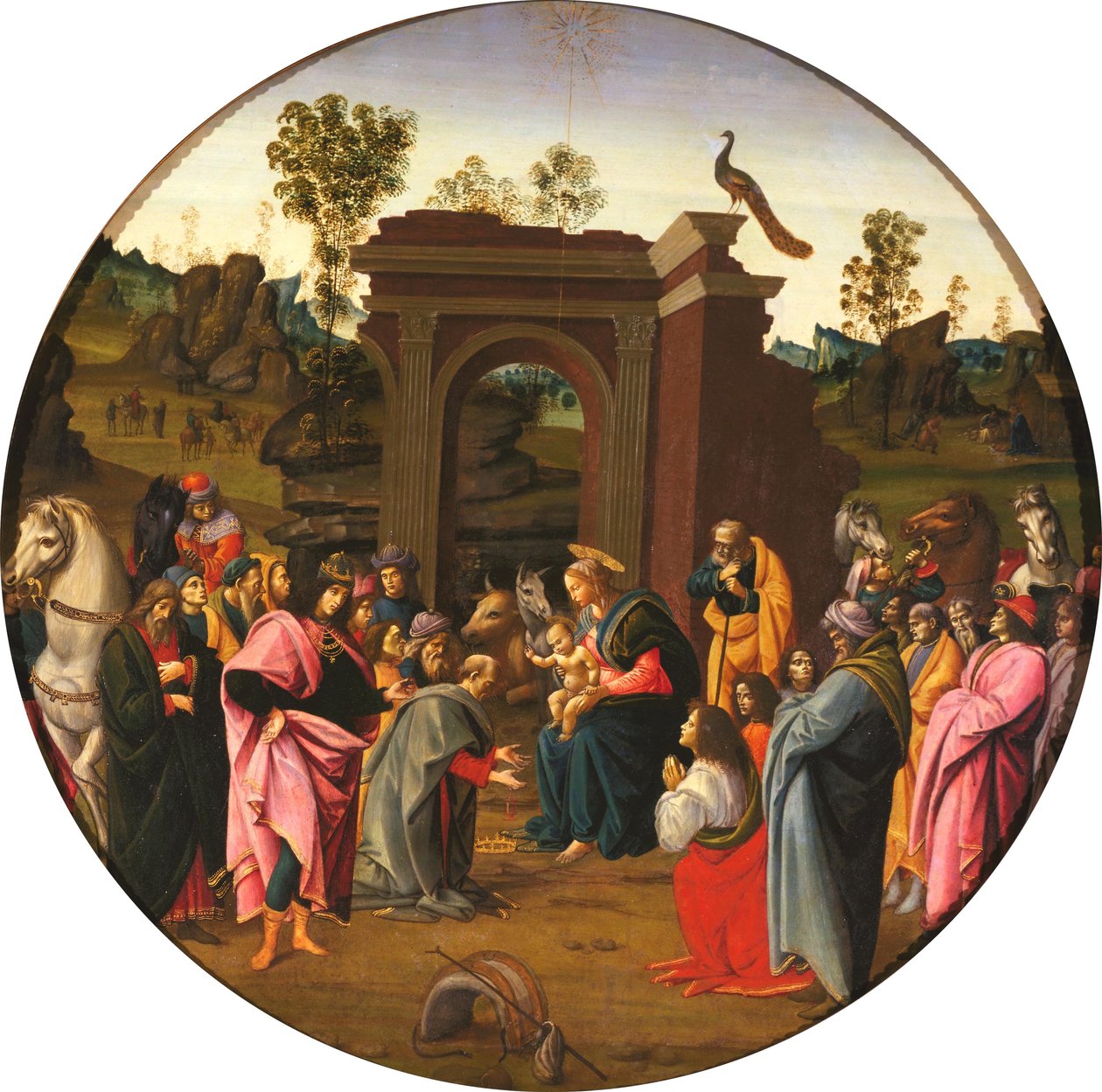 Adoración de los Magos de Bartolomeo di Giovanni