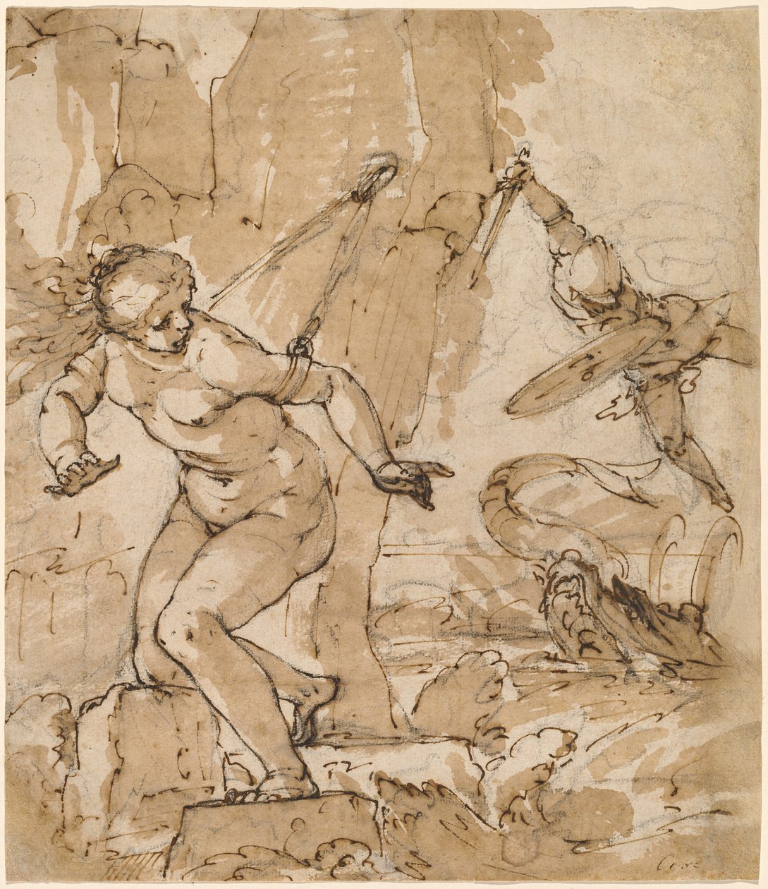 Perseo y Andrómeda de Bartolommeo Gagliardo