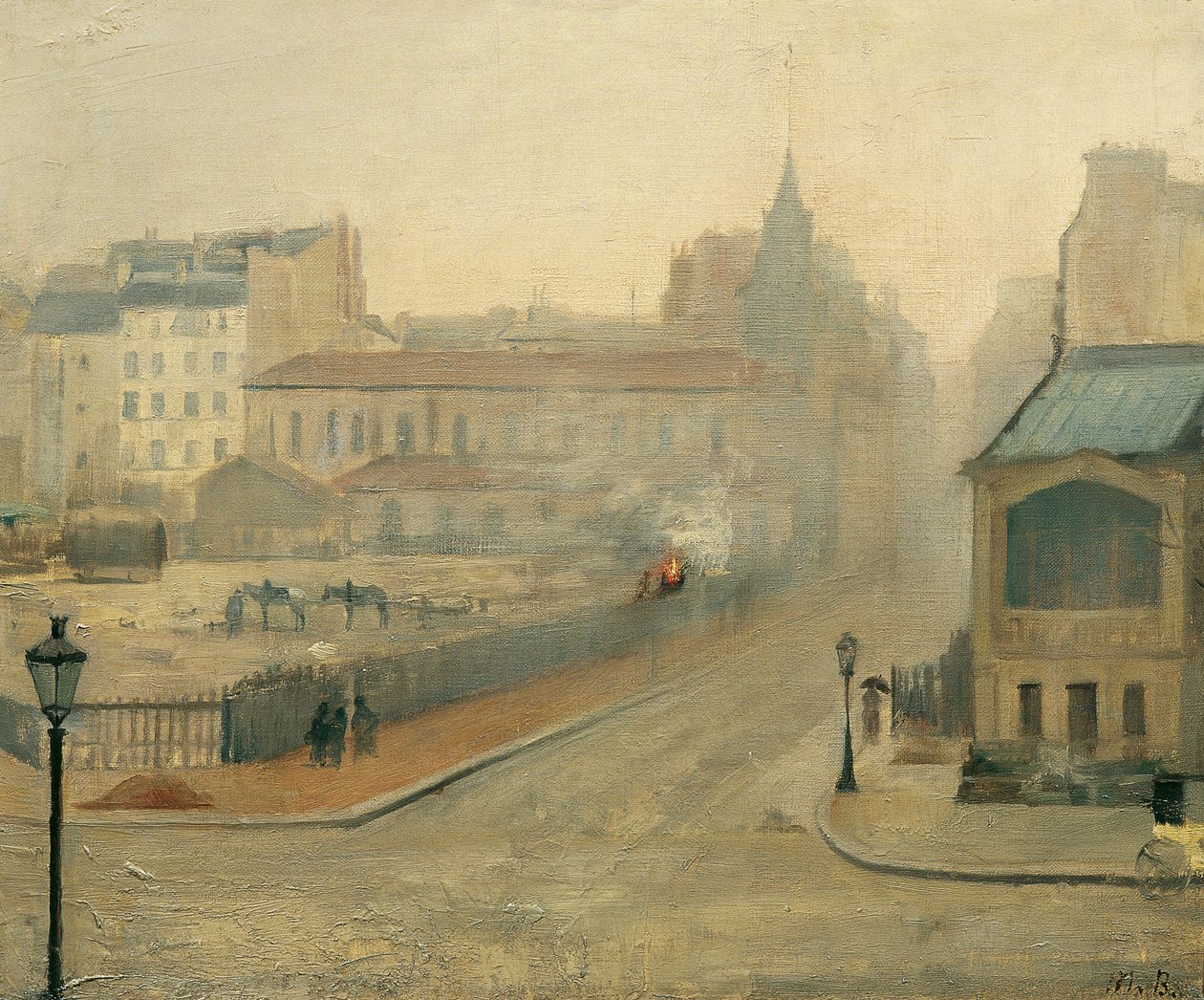 En la niebla, 1882 de Bashkirtseva
