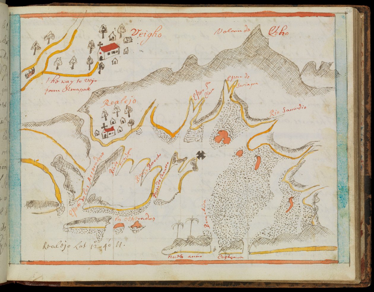 Mapa de El Viejo de Basil Ringrose