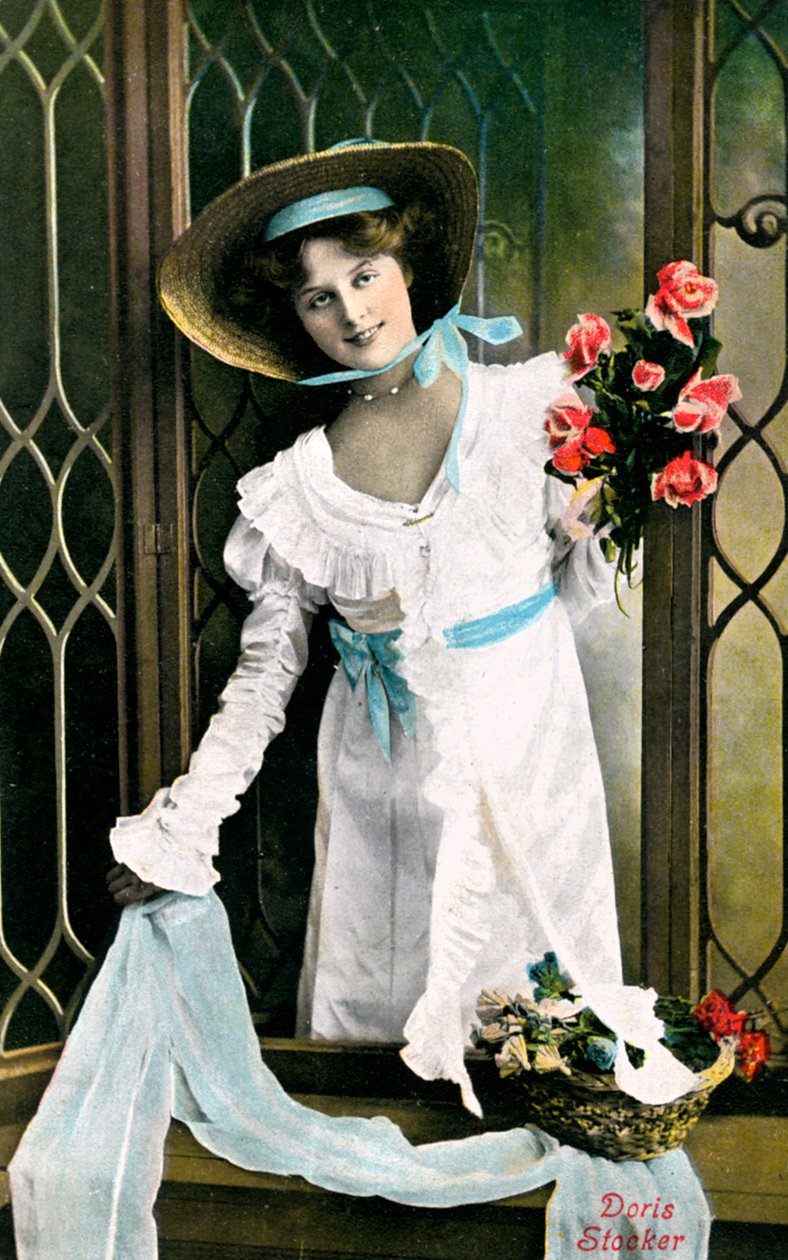 Doris Stocker, actriz, principios del siglo XX de Bassano Studio