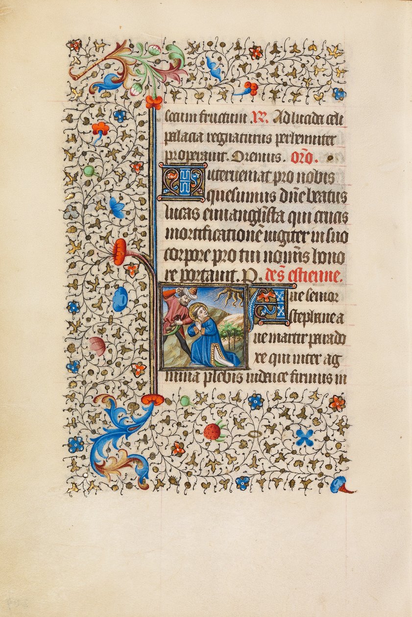 La lapidación de San Esteban de Bedford Master