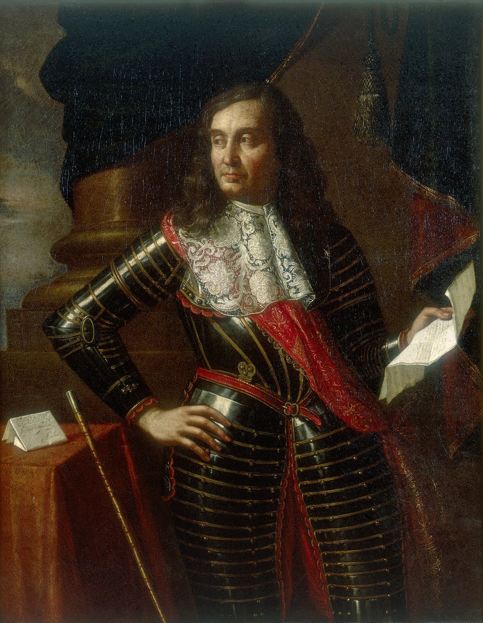 Retrato de Alfonso Gonzaga, Conde de Novellara de Benedetto and Cesare 1637 88 Gennari