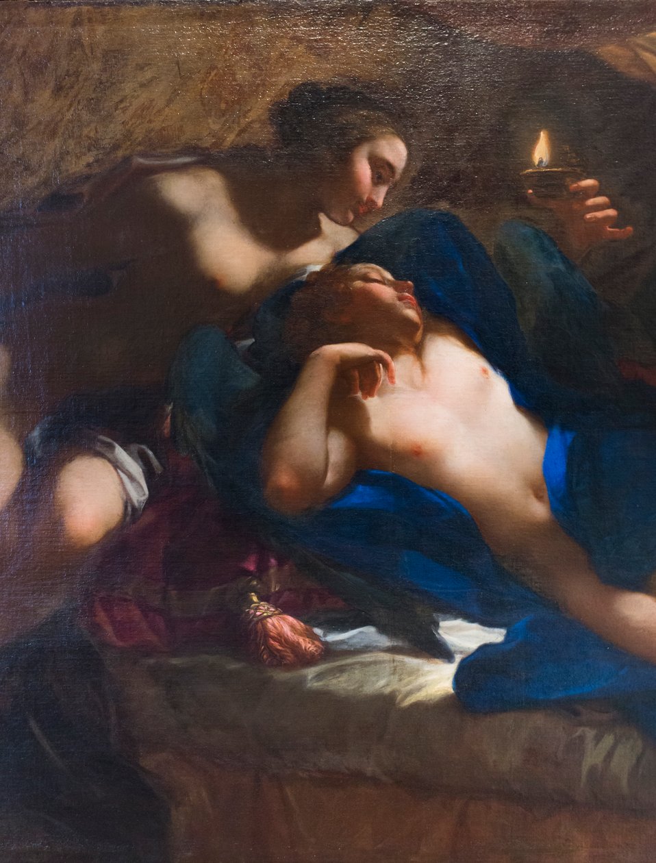 Amor y Psique, detalle (óleo sobre lienzo) de Benedetto Luti