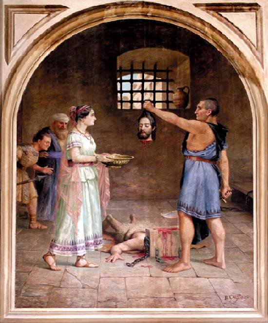 Decapitación de San Juan Bautista de Benedito Calixto